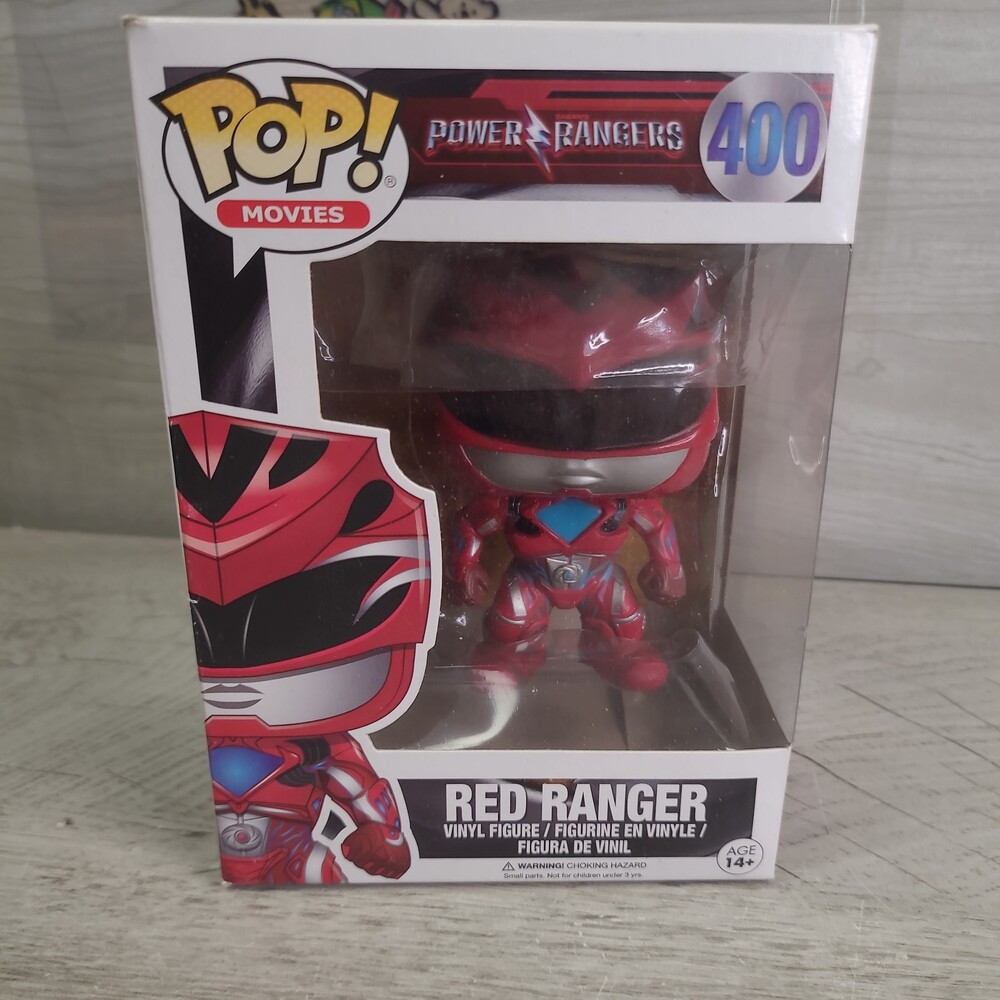 Funko Pop! Movies Power Rangers 400 Red Ranger 4" Vinyl Figure NIB